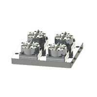 D100 CNC 4头气动卡盘